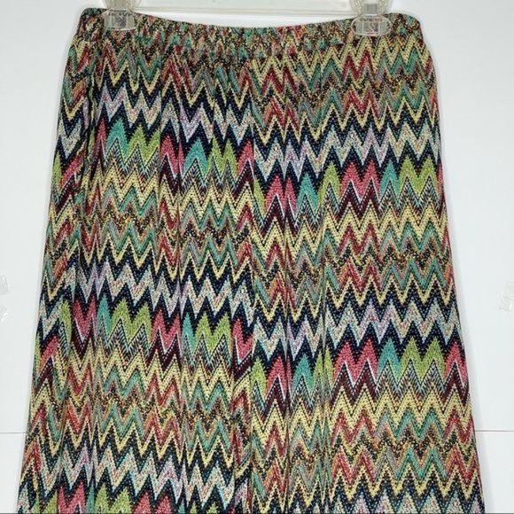 Umgee Boho Style Lined Palazzo Pants w/ Pockets L - Picture 3 of 10